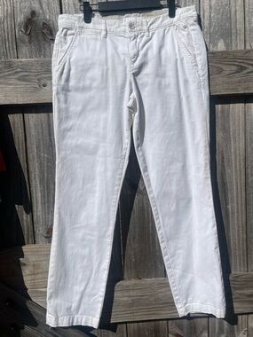 Pilcro and the Letterpress White Casual Pants Sz 29